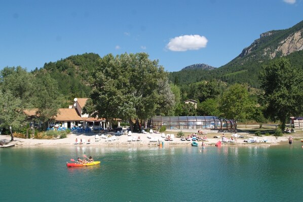 Private beach, kayaking, fishing