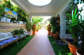Interior entrance