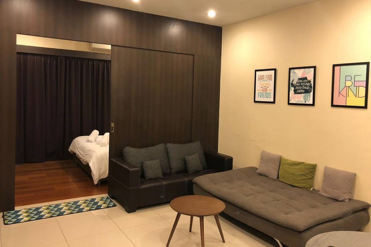 Apartment, 1 Schlafzimmer, Stadtblick | Wohnbereich