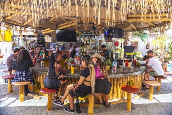 Poolside bar