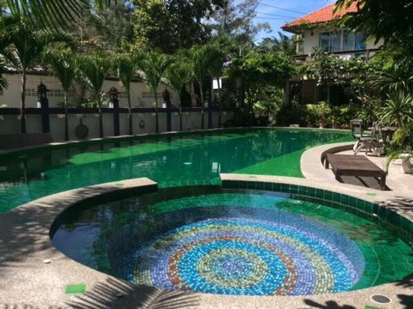 Alberca al aire libre 