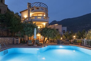 Pool - Villa Narnia -3 bedroom hillside villa with fantastic views of Kalkan Bay (Kalkan)