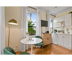 Dining nook beside the kitchenette