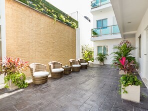 Terrace/patio - Hotel Quinta Santa Anita (Playa del Carmen)