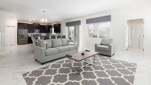 House | Living area | TV, DVD player - 6BR 6BA Pool Home in ChampionsGate (Davenport)