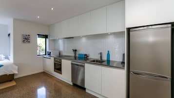 Apartemen, 1 kamar tidur | Dapur pribadi | Lemari es besar, microwave, oven, dan kompor