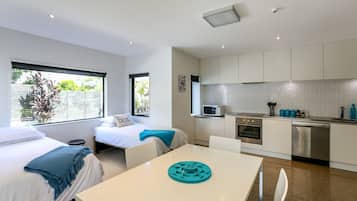 Apartemen, 1 kamar tidur | Makan di kamar