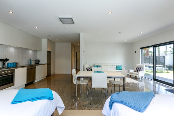 Apartment, 1 Bedroom | Living area | Flat-screen TV - Oakura 45 (Oakura)