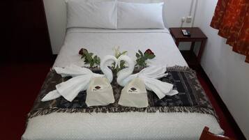 Free WiFi, bed sheets