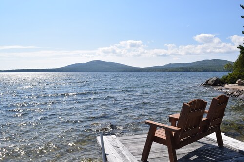Rustic Waterfront Cabin on Pristine Tunk Lake!