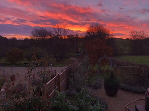 Property grounds - Luxury Shepherds Hut with hot tub and WiFi in rural location near Bath +Bristol (Bristol)