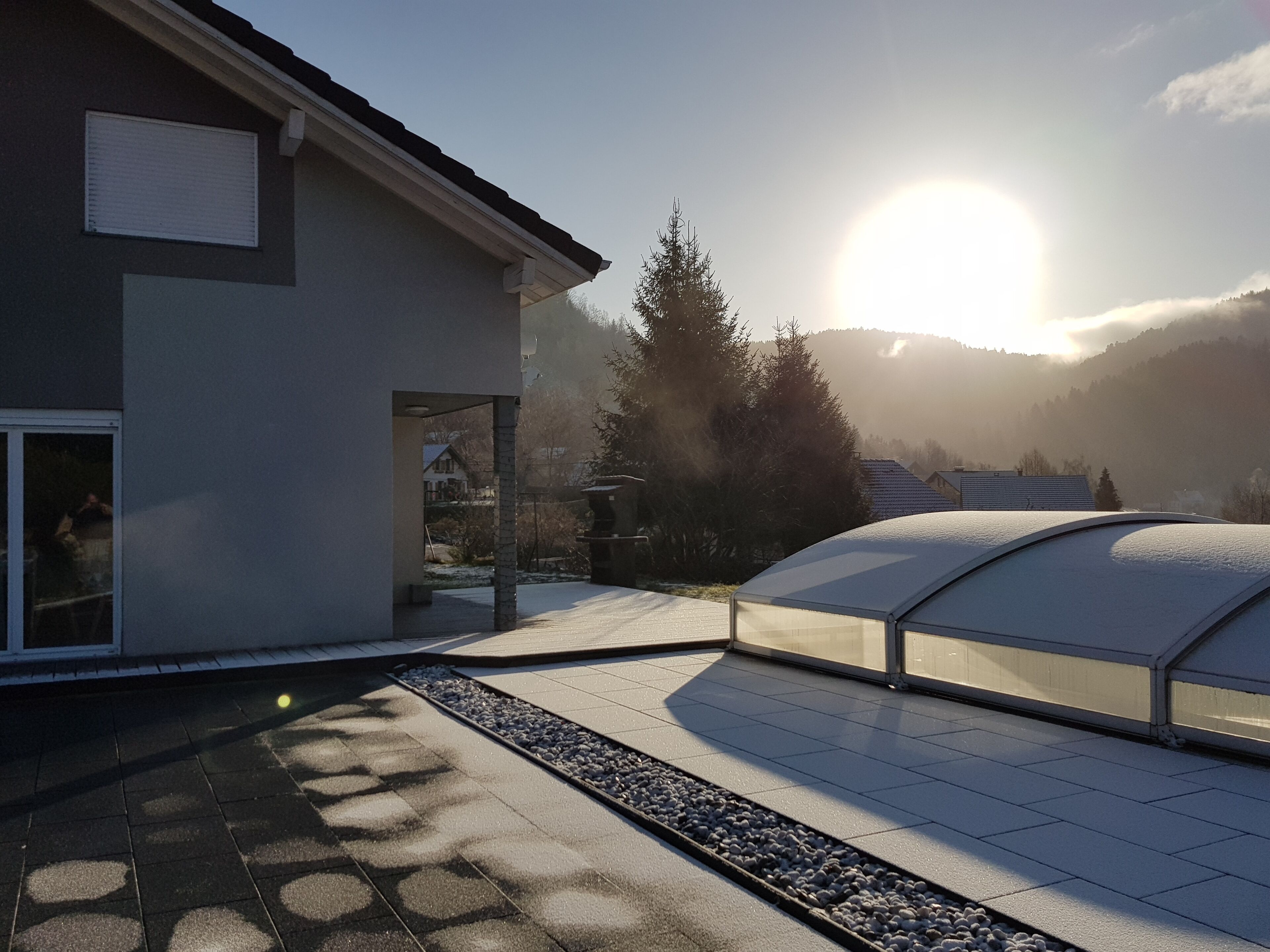 Enceinte de l’hébergement