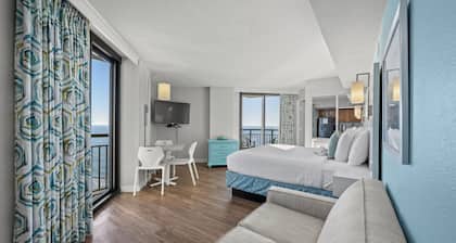 Deja View! 14th floor King Ste w/ 2 Balconies-Wow!