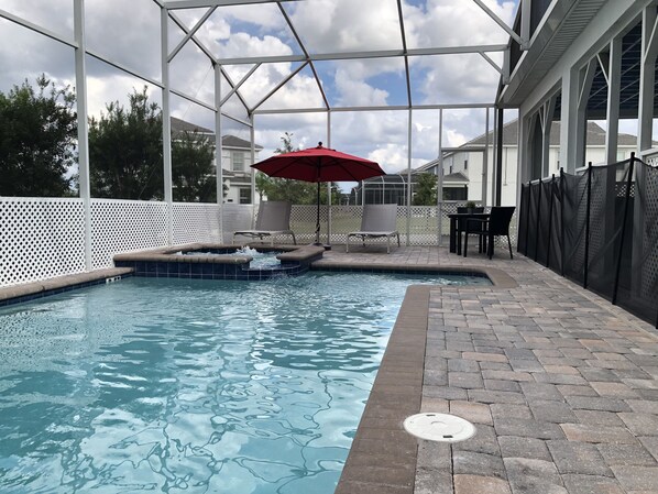 Indoor pool, outdoor pool