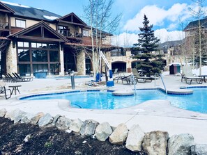 Indoor pool, outdoor pool