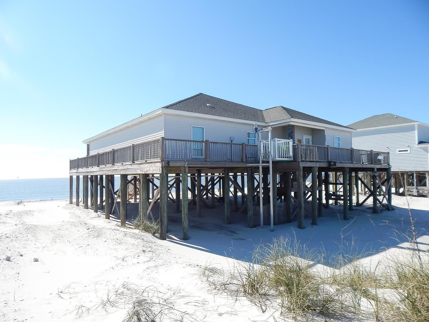 Gulf-Front 4 Bedroom Home right on the beach