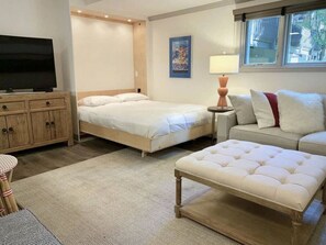 2 bedrooms, iron/ironing board, travel crib, WiFi