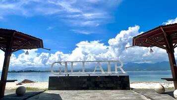 Beach nearby, white sand