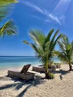 Beach nearby, white sand