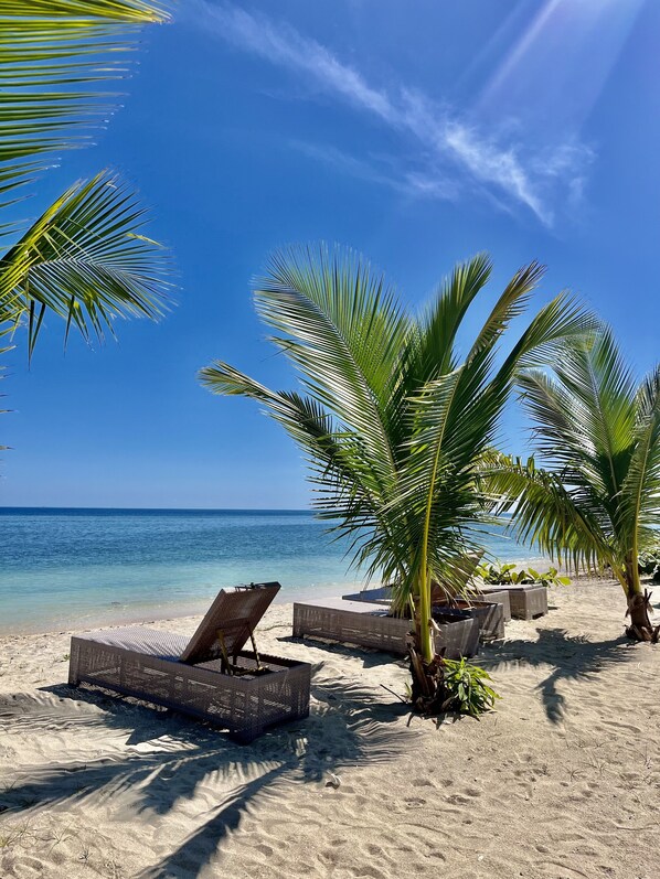 Beach nearby, white sand