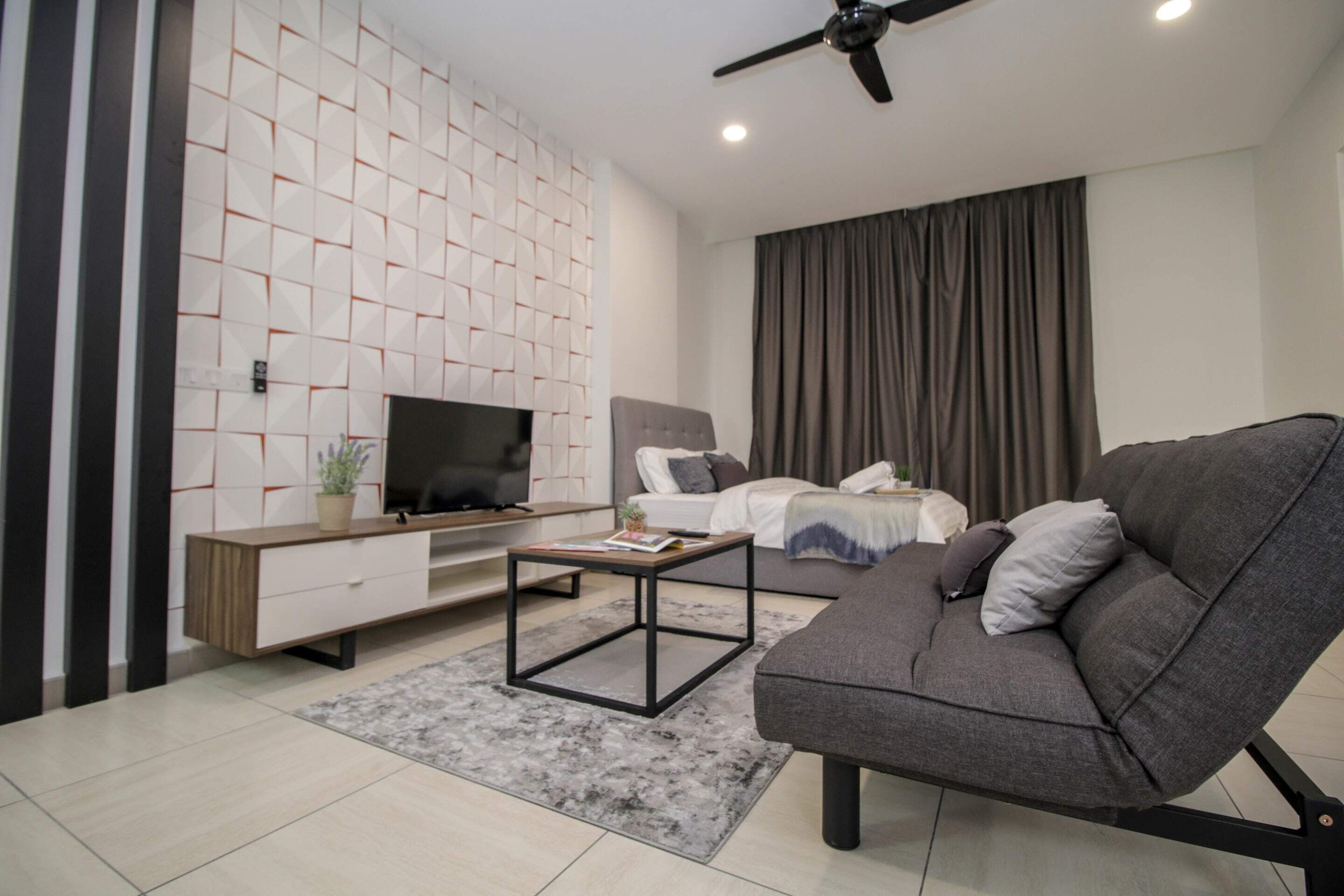 Exclusive-Apartment, 2 Schlafzimmer (2) | Wohnzimmer | Flachbildfernseher, Netflix