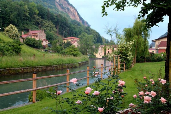 Superior Double Room, River View (Meschio) | View from room - Hotel Calvi (Vittorio Veneto)