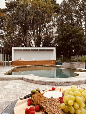 Seasonal outdoor pool, open 9:00 AM to 8:00 PM, free pool cabanas - Tilba Lake House (Central Tilba)