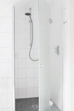 Combined shower/bathtub, hair dryer, towels, toilet paper - Apartment with 1 bedroom (Dielingen)