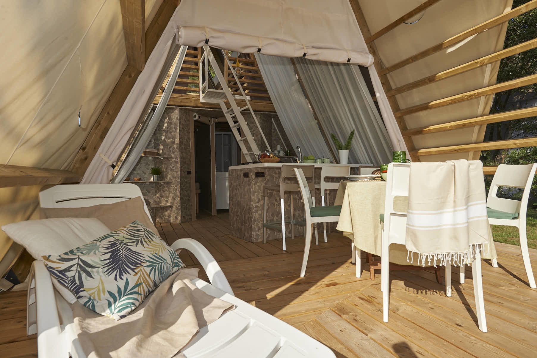 Luksustelt, 2 soverom | Terrasse/patio