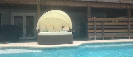 Una piscina riscaldata