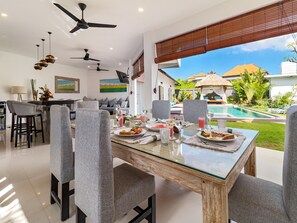 Exclusive Villa, 4 Bedrooms | In-room dining - Villa Hiburan 1 by Villa Finder (Seminyak)