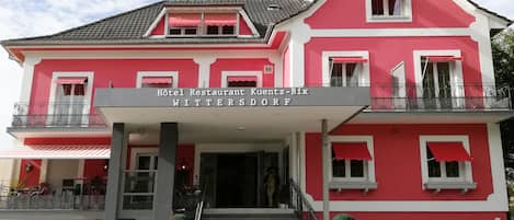 Façade de l’hébergement