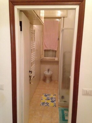 Shower, free toiletries, hair dryer, bidet - Apartment in southern Milan Melegnano (Melegnano)