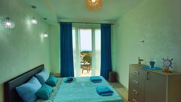 家庭公寓, 海景 (Breeze) | 高档床上用品、隔音、熨斗/熨衣板、免费 WiFi