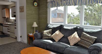 Keskusta on vain muutaman askeleen päässä rannalta lähellä käännöskerrosta