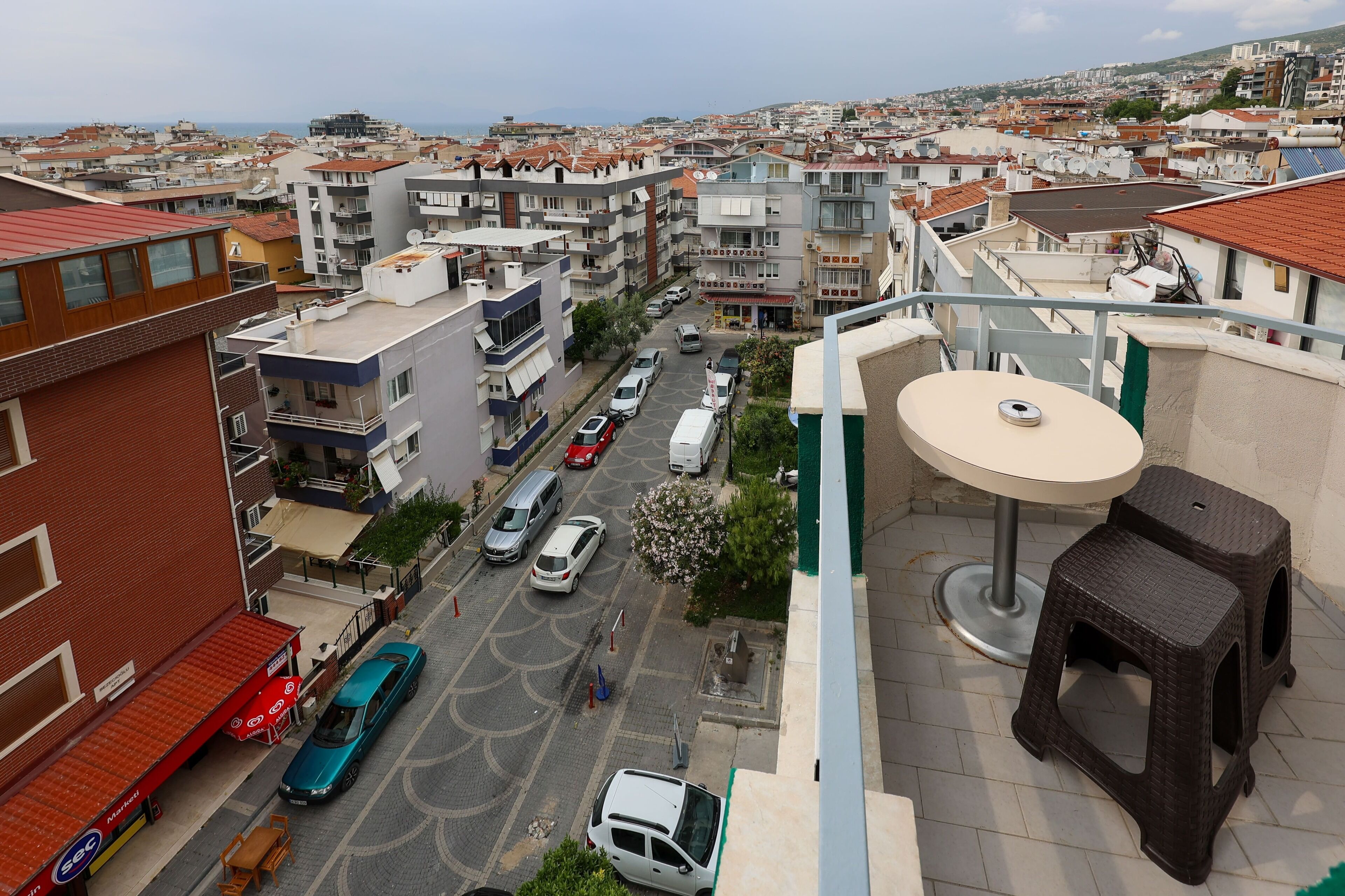 3 Kisilik Sehir Manzarali - Balkonlu Aile Odasi | Balcony view