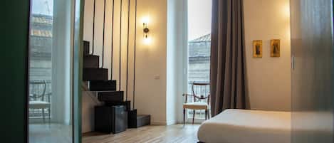 Junior-Zimmer, 1 King-Bett | Hochwertige Bettwaren, Daunenbettdecken