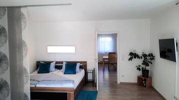 1 bedroom, travel crib, free WiFi, bed sheets