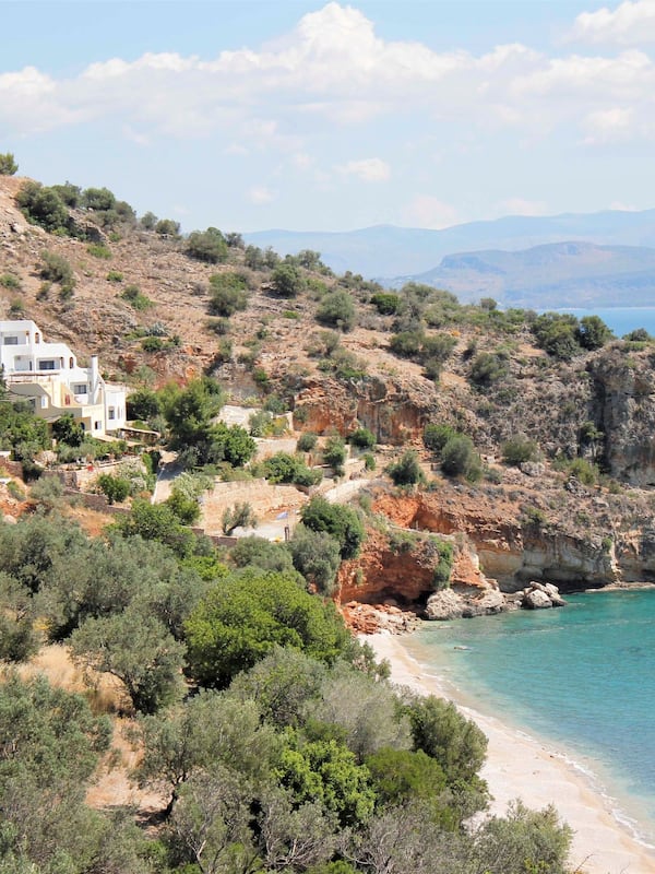 Private beach, white sand