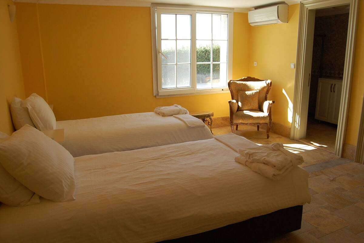 Standard Twin Room | Iron/ironing board (on request), WiFi (free), bed sheets