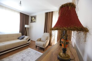 82-inch LCD TV with satellite channels, TV