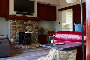 Smart TV, DVD player, books, video library - The Sundae Cottage - A Missouri Sweet Spot , beautiful views, secluded 🌻 (New Cambria)