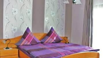 Premium bedding, free WiFi, bed sheets