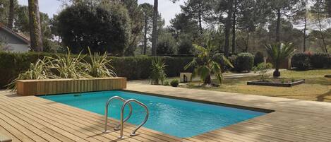 Una piscina riscaldata