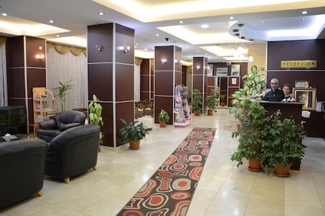 Sala de estar en el lobby