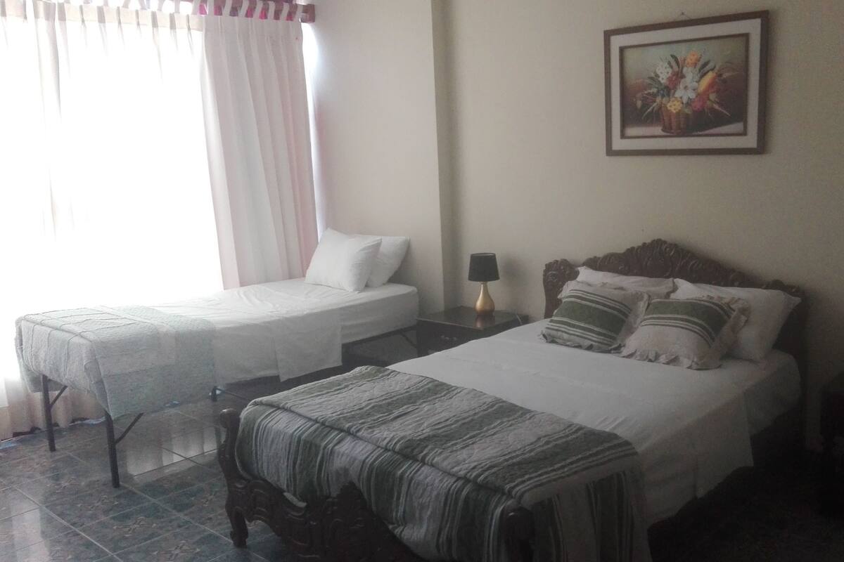 Deluxe Double Room, 1 Bedroom, Private Bathroom, Garden View | Down comforters, iron/ironing board, rollaway beds, free WiFi