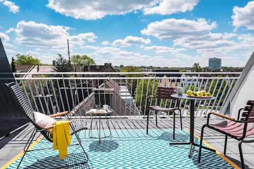 Studio supérieur, balcon | Balcon