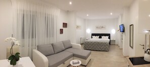 Deluxe-Apartment (incl. Cleaning Fee 29.90 EUR) | Schallisolierte Zimmer, kostenloses WLAN, Bettwäsche