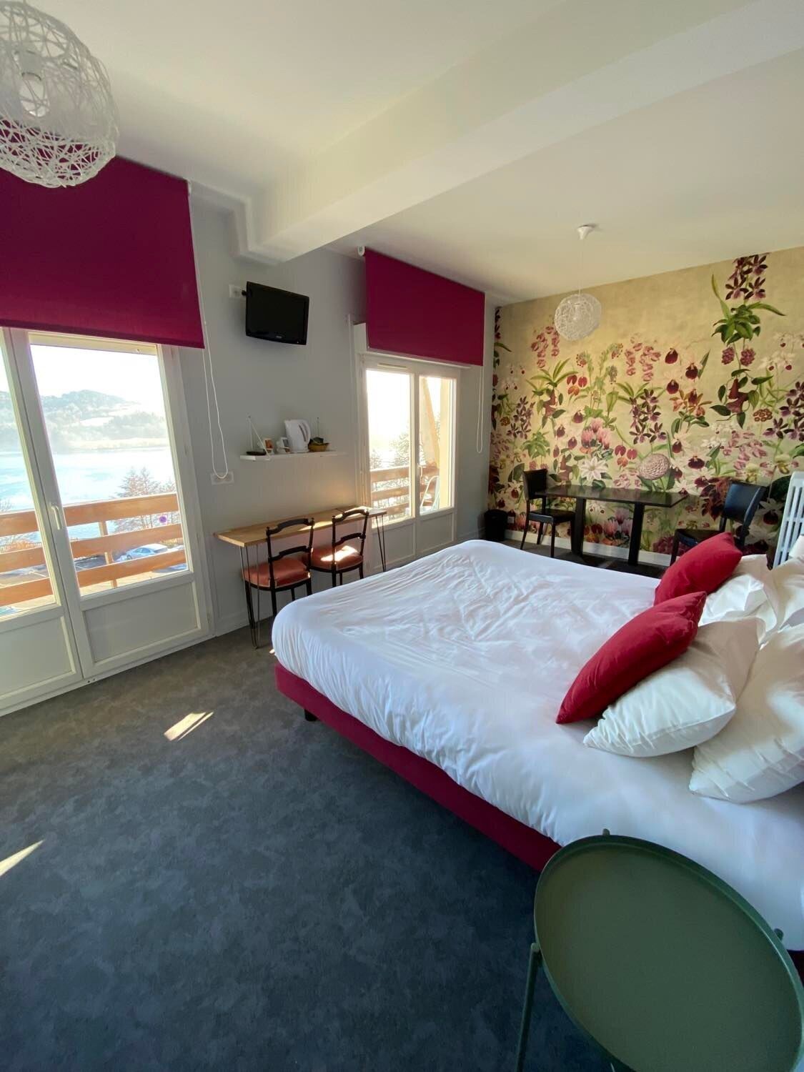 family room | individually decorated, individually furnished, blackout curtains