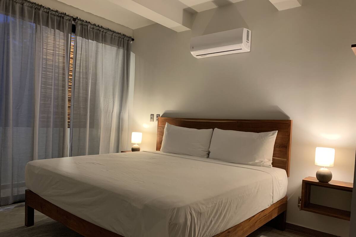 Kamar Double Superior, balkon | Seprai premium, tirai kedap cahaya, Wi-Fi gratis, dan seprai linen